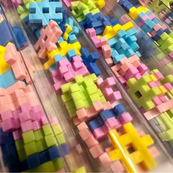 5 Sets of Target Pink Yellow Light Blue Dark Blue Lime # Number Hashtag Buildin… - Picture 4 of 4